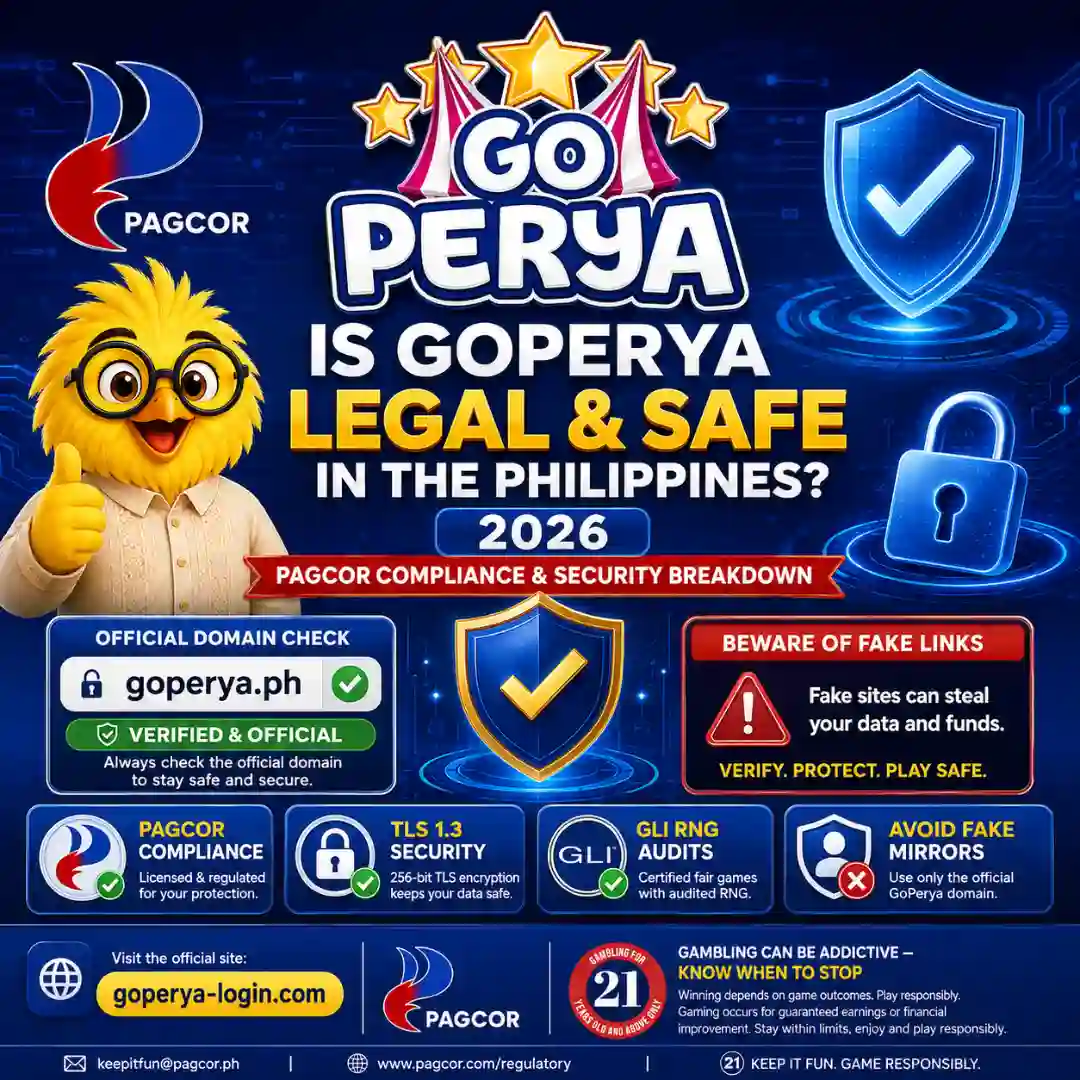 GoPerya Legal PAGCOR Safety
